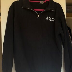 Alpha chi quarter zip